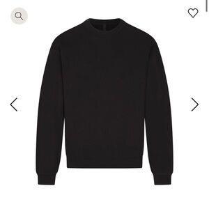 Skims TERRY MENS CLASSIC CREWNECK LIMITED EDITION WASHED OBSIDIAN / L